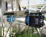600W wassergek�hlt Natriumdampf-Hochdrucklampen Licht und Reflektor.