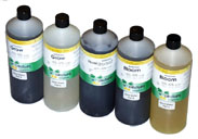 HydroTops biOpOnic Grow A & B for hard water, HydroTops biOpOnic FloralBoost, HydroTops biOpOnic Bloom a & B for hard water.