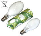 250W and 500W mercury blend light bulb.